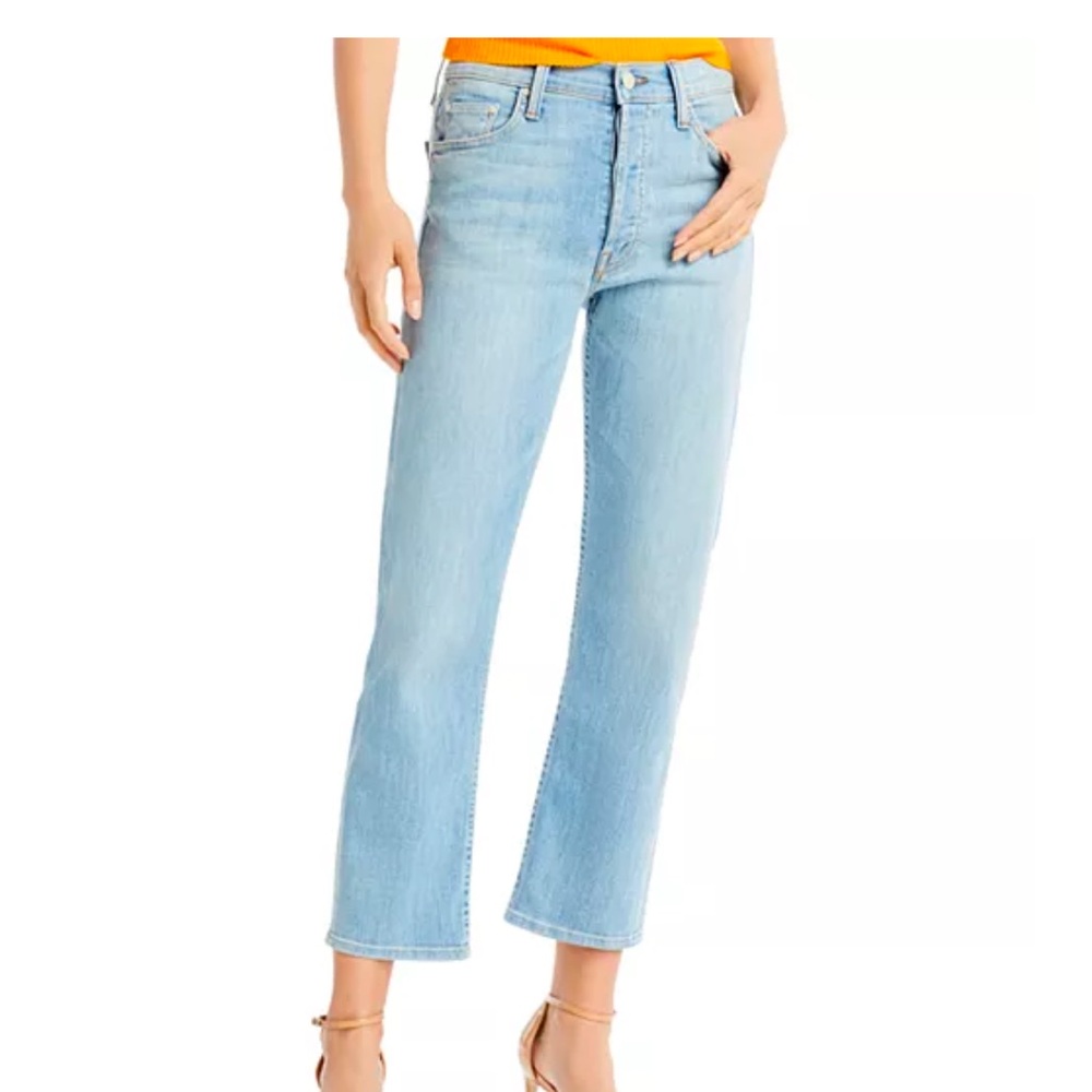 MOTHER Women's Light Blue Ankle Jeans